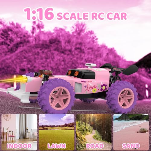 Pink Remote Control Car for Girls (Pink)