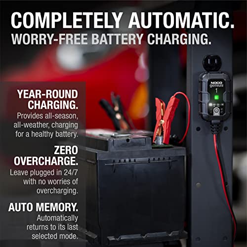GENIUS1 1A 6 12V Smart Battery Charger (1A)