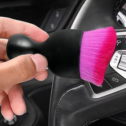 Car Interior Detailing Brush (Black&double Purple)