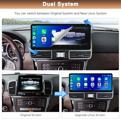 12.3 Inch Display Screen Car Radio for Mercedes Benz GLE GLS 2016
