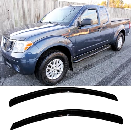 Window Visors Deflector for 2005 (2005-2020 Frontier King Cab(Outside))