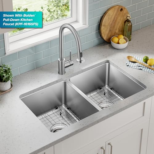 Fairlane 33 inch Undermount Double Bowl 18 (33 Inch / Double Bowl — Undermount)