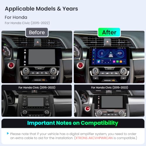 9" Android Car Stereo for Honda Civic 2015