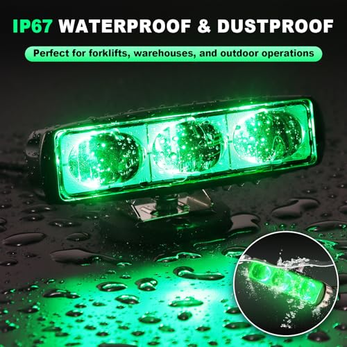 LED Green Line Forklift Safety Light Warehouse Hazard Warning (Green)