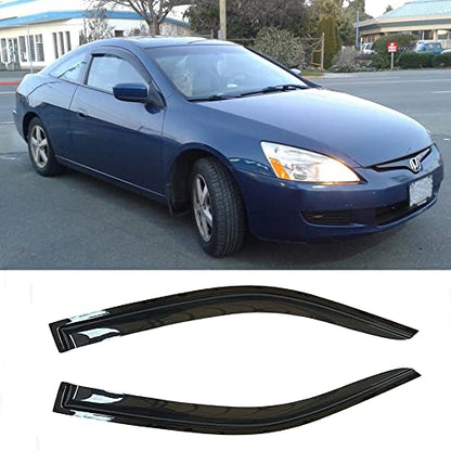 Window Extra Durable Rain Guards for 2003 (For 2003-2007 Accord Coupe)