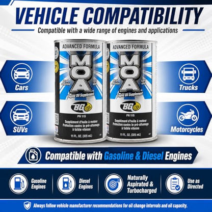 BG Advanced Formula MOA PN 115 Motor Oil Additive