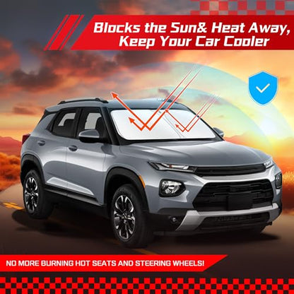 Windshield Sun Shade for Chevy Trailblazer 2021 (for Chevy Trailblazer 2021-2026 2027)