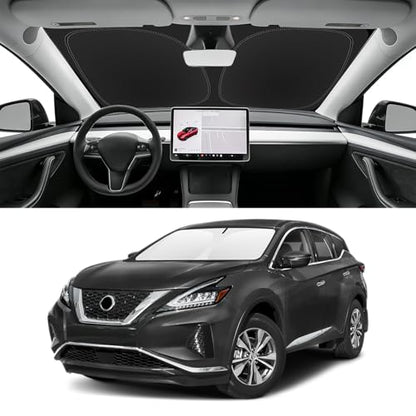 Custom Fit Windshield Sun Shade for Nissan Murano 2015 (for 2015-2024 Nissan Murano)