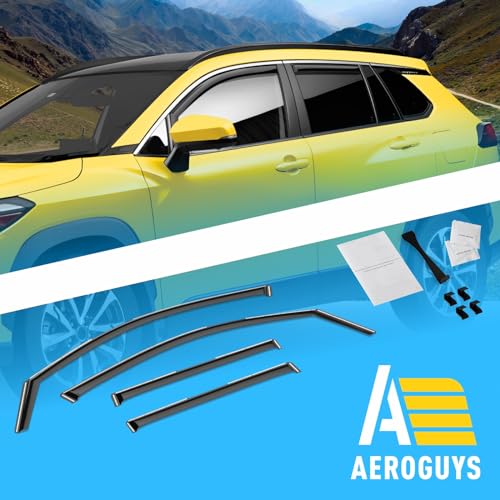 Extra Durable Window Deflectors in (For Toyota Corolla Cross 22-26)