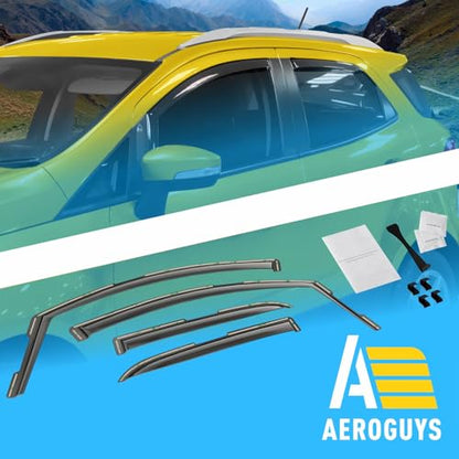 Extra Durable Window Deflectors in (For Ford EcoSport 18-22 In-channel)