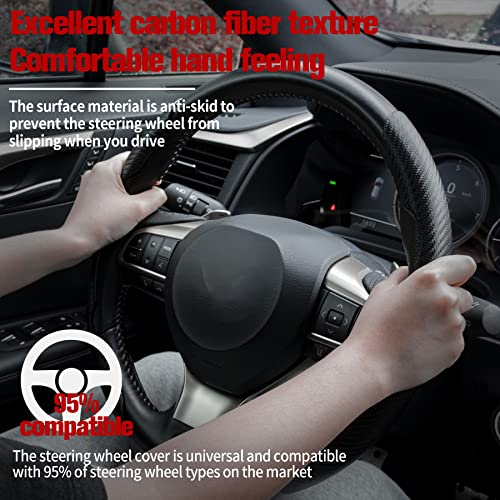 2pcs Carbon Fiber Anti (Black / Universal (2pcs))