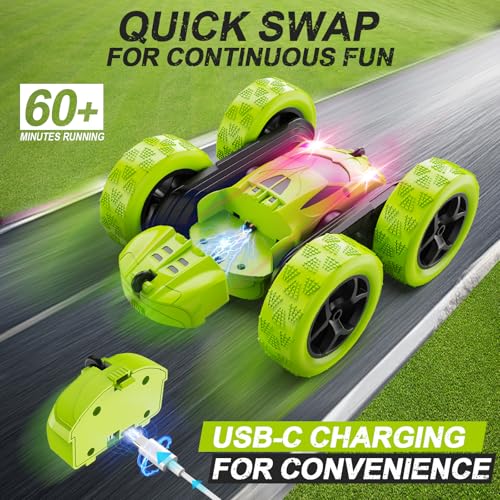 Remote Control Car for Kids Ages 6+ (Green)