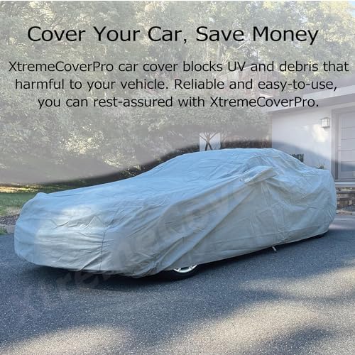 Custom FIT Car Cover fits 2020 2021 2022 2023 2024 2025 Chevy Corvette C8 XTREMECOVERPRO Diamond Series Grey (C8 - OUTDOOR / GRAY)