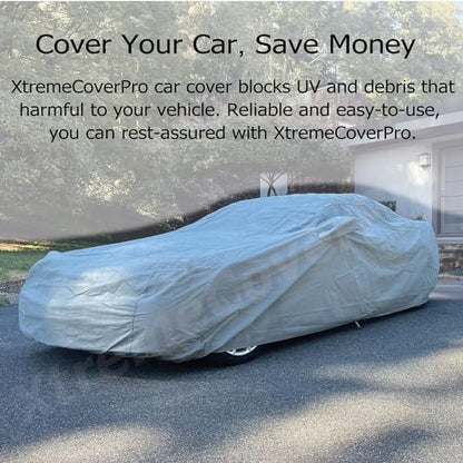 Custom FIT Car Cover fits 2020 2021 2022 2023 2024 2025 Chevy Corvette C8 XTREMECOVERPRO Diamond Series Grey (C8 - OUTDOOR / GRAY)