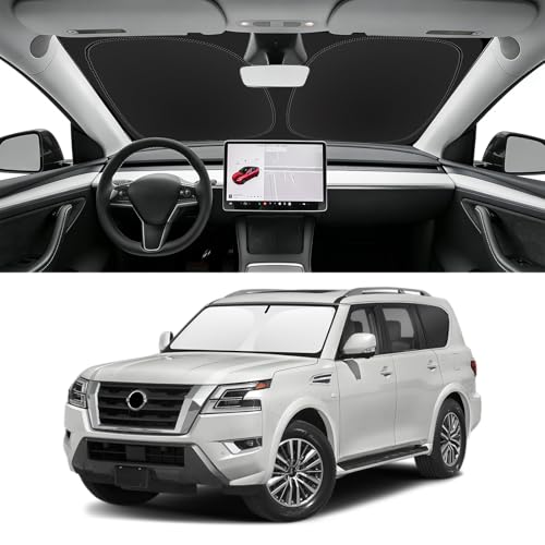 Custom Fit Windshield Sun Shade for Nissan Armada 2017 (for 2017-2026 Nissan Armada)