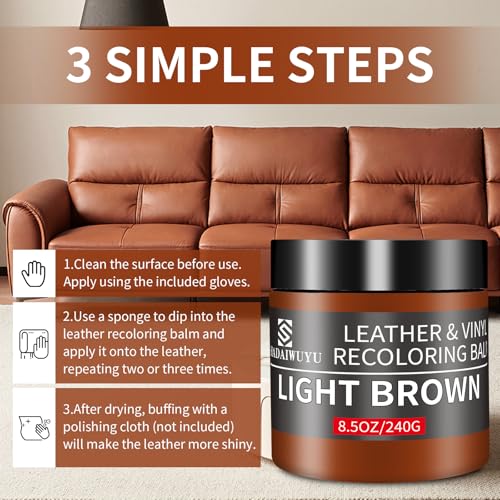 Leather Recoloring Balm (Light Brown / Leather Recoloring Balm)