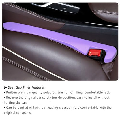 Car Seat Gap Filler 2 Pack (Purple/2pcs)
