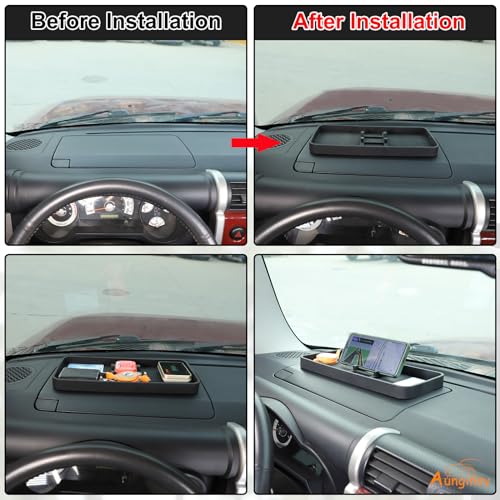 Car Center Console Dash Organizer Compatible with Toyota FJ Cruiser 2007 (Fit Toyota FJ Cruiser)
