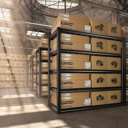 48" W Garage Shelving Heavy Duty Load 2500LBS (48''W X 72''H X18''D)