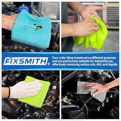 Microfiber Cleaning Cloth (24PK / Multi-colors)