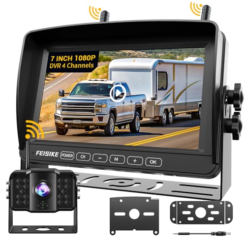 Wireless Backup Camera with 7" 1080p Monitor