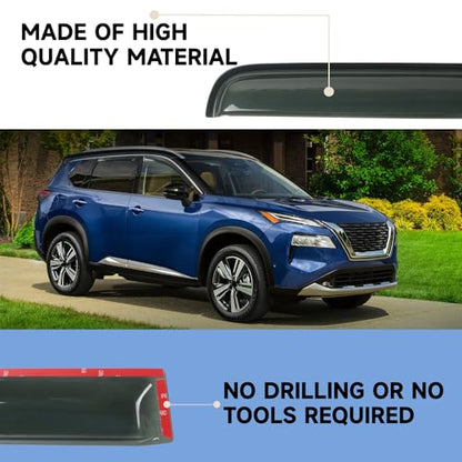 Window Rain Guards Fit for 2021 (For 2021-2026 Rogue)