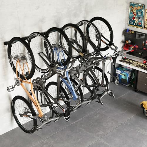 Enhanced Garage Bike Rack (6 Bike Racks)