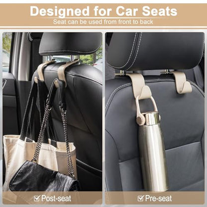 Car Seat Headrest Hook (Beige)