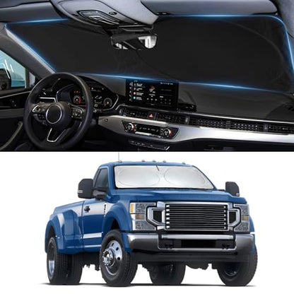 Sunshade for Ford Super Duty F250 F350 F450 F550 2010 (Fit F550 10-26)