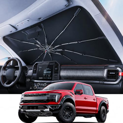 Windshield Sun Shade Umbrella for Pickup Truck & SUV (L)
