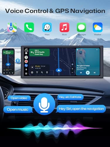 V2 10.3 Inch Wireless CarPlay & Android Auto HD IPS Touch Screen 1920x720 (V2)