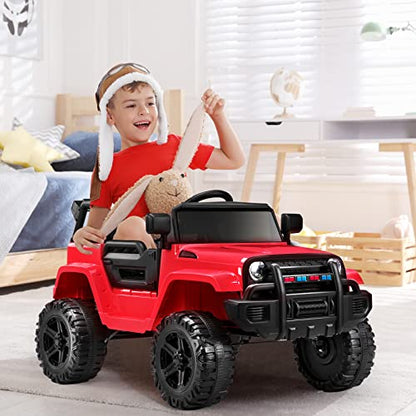 Ride on Truck with Remote Control (Red)