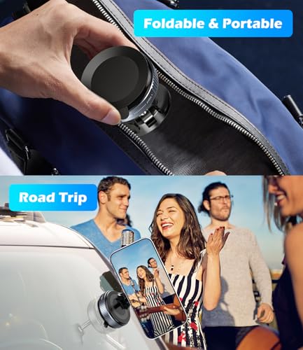 Car Phone Mount Holder for Magsafe (Car Phone Mount-Black)