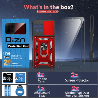 for T Mobile Revvl 7 Pro Case (T-Mobile REVVL 7 Pro（6.78"） / Red)