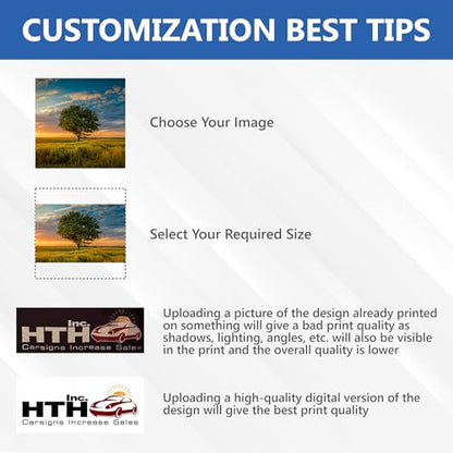 Custom Car Magnet Signs for Advertising and Promotion (18" Round)