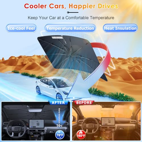 for Umbrella Sunshade for Car Windshield 2025 (for 2025+ Toyota 4Runner)