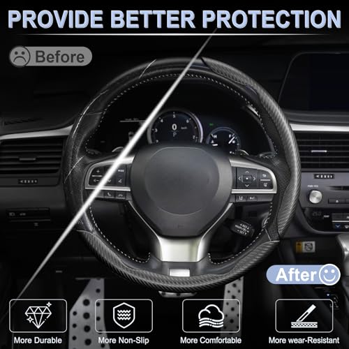 3pcs Carbon Fiber Anti (Black / Universal (3pcs))