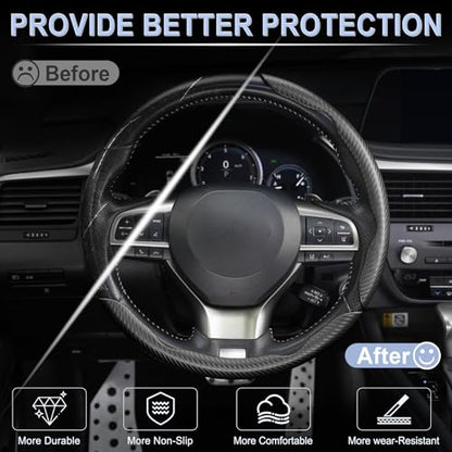 3pcs Carbon Fiber Anti (Black / Universal (3pcs))