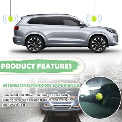 2PCS Tennis Garage Parking Aid with Lanyard (2PCS)