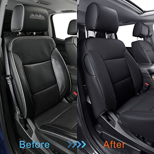 Custom Fit Seat Covers for 2014 (B ( 2014-2018 Crew Cab) / Black)