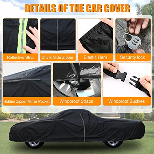 Waterproof Car Cover Compatible with Chevrolet El Camino 1968 (El Camino 1968-1972)