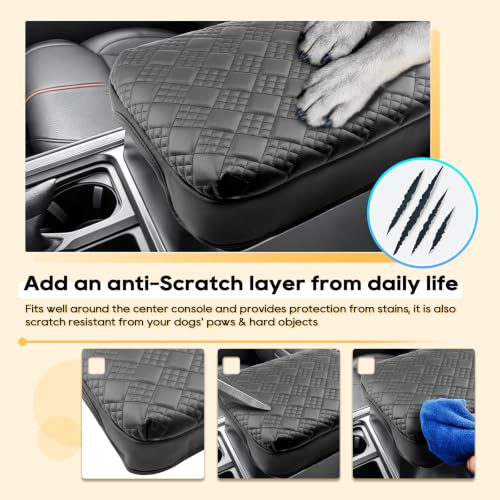 Armrest Cover for 2023 (37)For 2023-2026 F-250 +Thick)