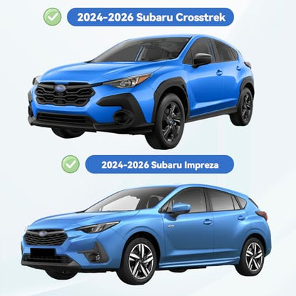 Window Visors Rain Guards for 2024 2025 2026 Subaru Crosstrek & Impreza (2024-2026 Subaru Crosstrek & Subaru Impreza)