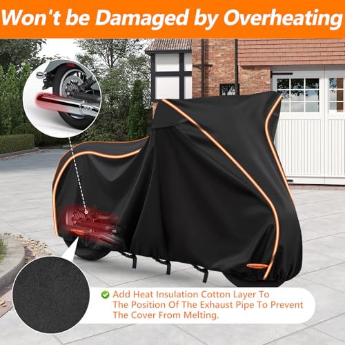 Motorcycle Cover for Indian Scout 101 (Black / for Indian Scout)
