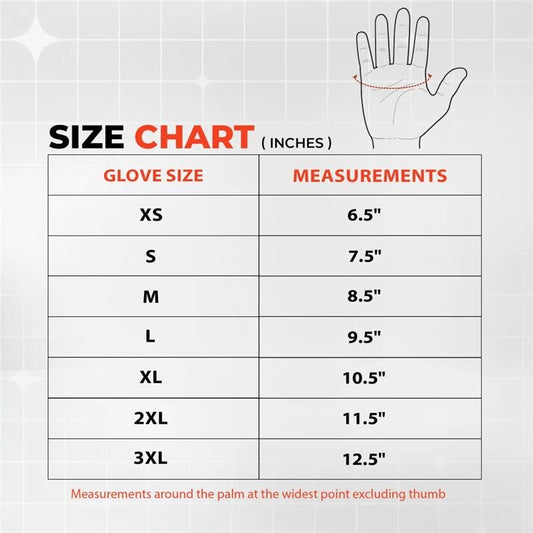Daniel Smart Men's Motorcycle Leather Gloves with Reflective Skull Short Glove & Touch Screen Fingertips (SHORT GLOVE / Large)