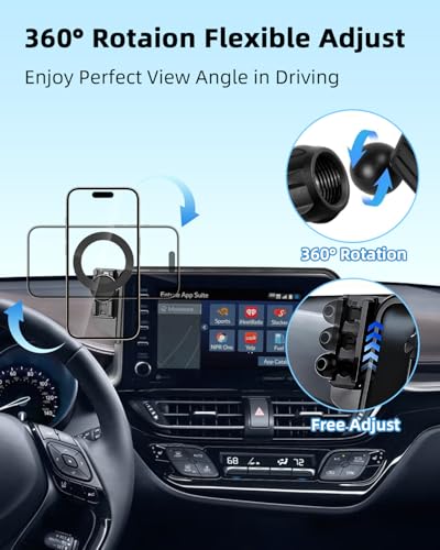 Car Phone Mount for Toyota C (CHR CH-R 2019-2022 (8 inch) / Magsafe)