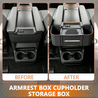 Rear Center Console Hanging Organizer for Toyota Sienna 2021 (for Toyota Sienna 2021-2026)