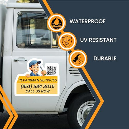 Custom Die Cut Car Magnet 30 Mil