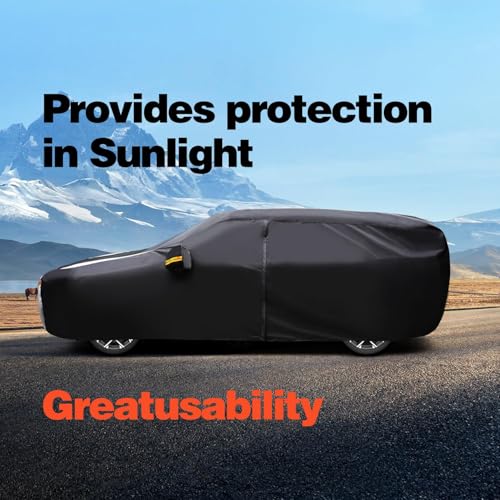 Minivan Car Cover for Chrysler Pacifica 100% Waterproof All Weather (Custom fit Chrysler Pacifica / Minivan car cover)