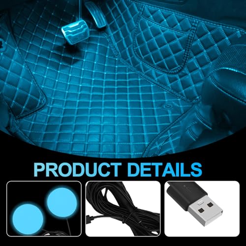 Car Interior LED Lights (Ice Blue)